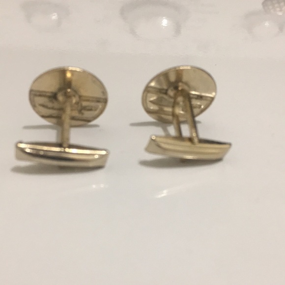 Shriner Cufflinks Scimitar Saber Sword - Picture 3 of 3